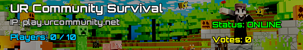 UR Community Survival Minecraft Server - v1.21.4 USA