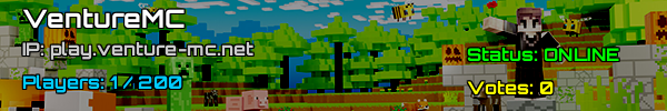 VentureMC - Minecraft Server v1.21.4 | USA Multiplayer Fun