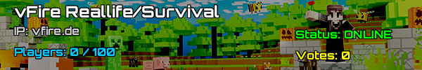 vFire Reallife/Survival Minecraft Server v1.21.4 - Germany