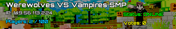 Werewolves vs Vampires SMP - Minecraft Server v1.20.1 US