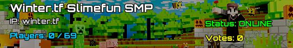 विंटर.टीएफ स्लिमफुन एसएमपी - मिनक्राफ्ट सर्वर यूके | v1.20.6